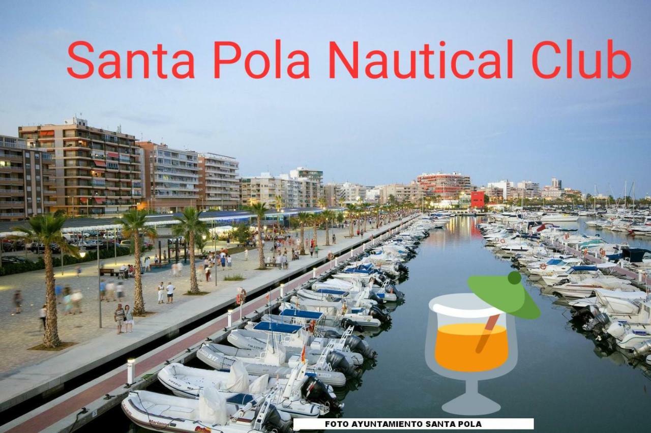 Playa 500M Y Centro Pueblo 600M, Piscina, 4 Clim, 2 Parkings Apartment Santa Pola Luaran gambar